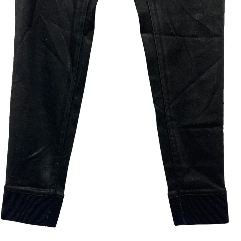 Rag & Bone The Danny Black Waxed Faux Leather Pull On Joggers Women’s 26 - Picture 7 of 11